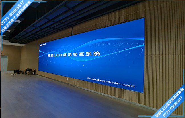 長沙雨花區(qū)某小學(xué)報(bào)告廳LED顯示屏